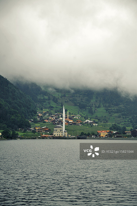 长湖风光图片素材