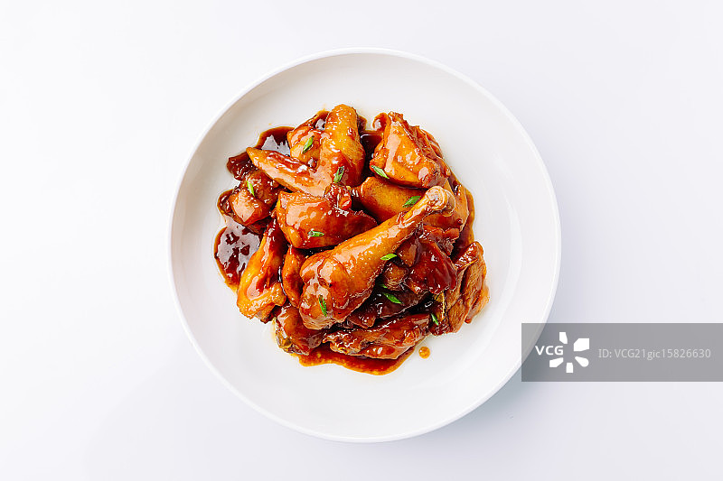 红烧鸡块图片素材