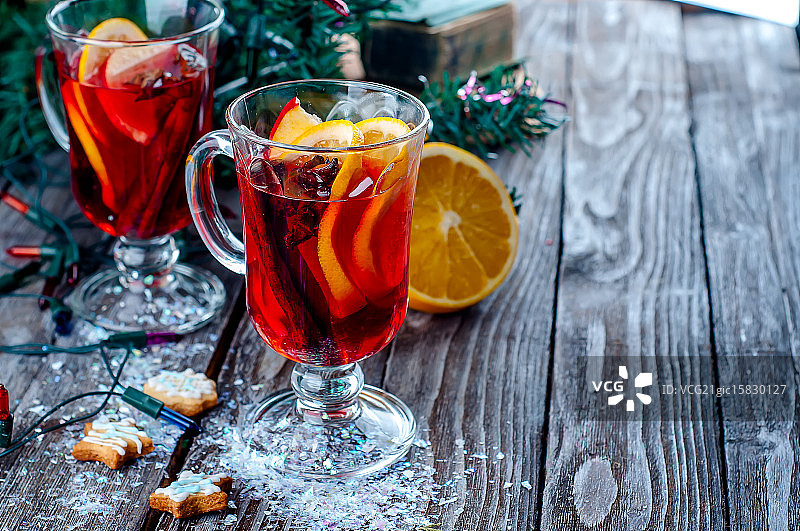 香料和热红酒图片素材