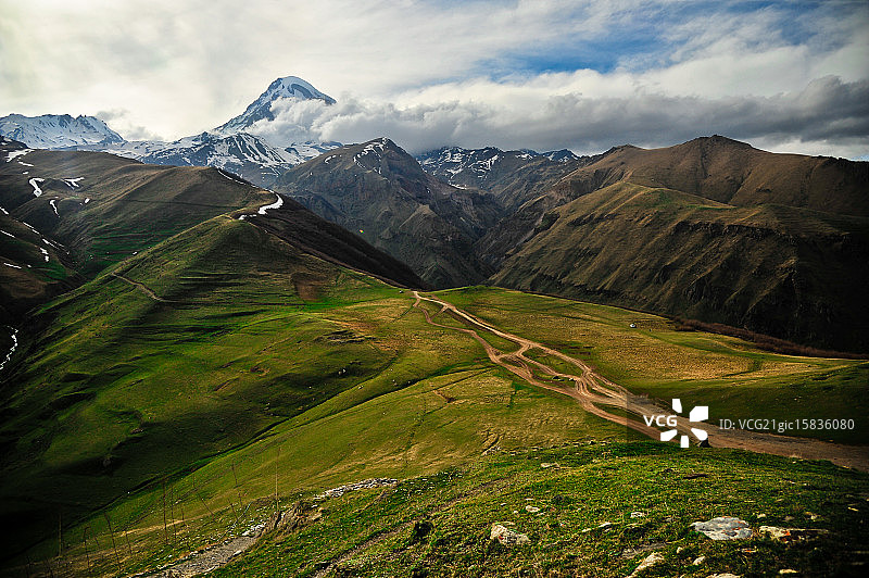 卡兹别克山图片素材