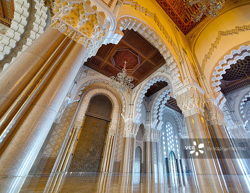 卡萨布兰卡哈桑二世清真寺图片素材