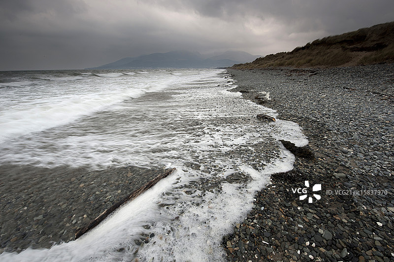 沙砾海滩图片素材