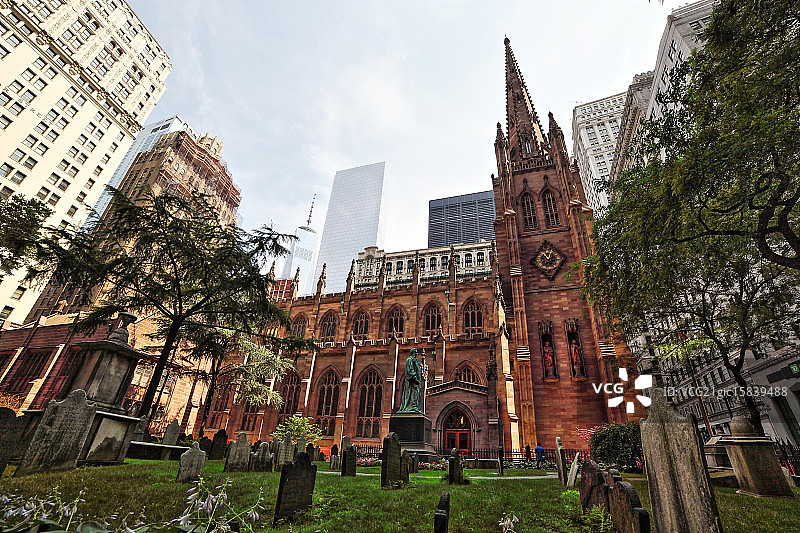 纽约 - 三一教堂图片素材