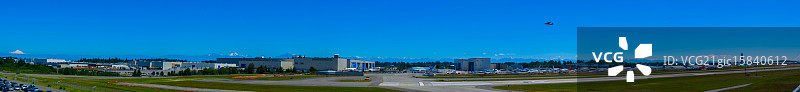 波音工厂全景图片素材