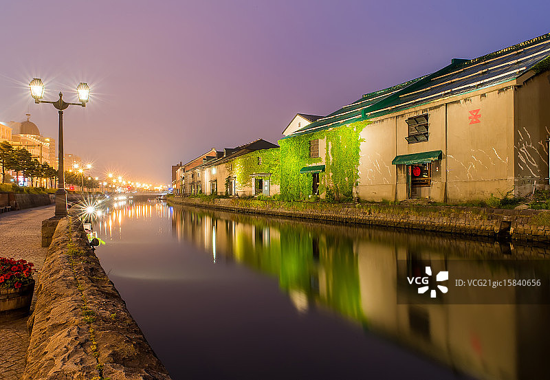 日本小樽的冬季图片素材