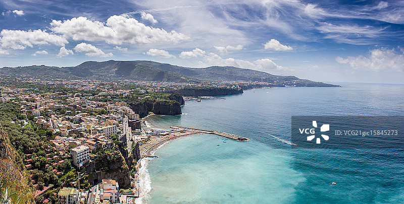 意大利索伦托海岸线图片素材