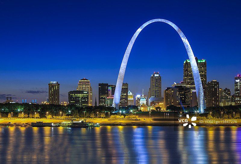 圣路易斯拱门图片素材