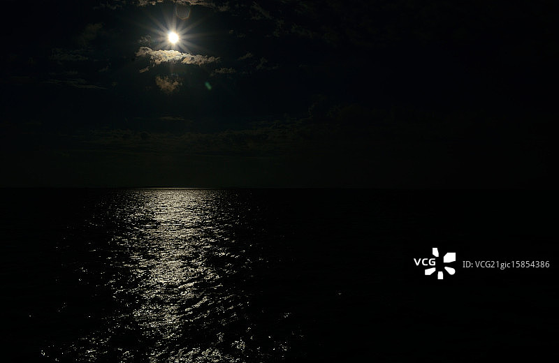 午夜太阳图片素材