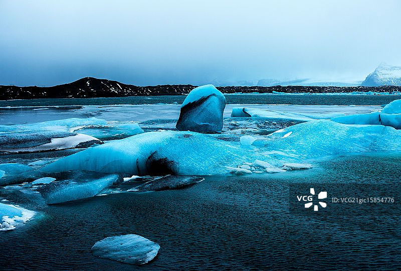杰古沙龙冰河湖的蓝鲸图片素材