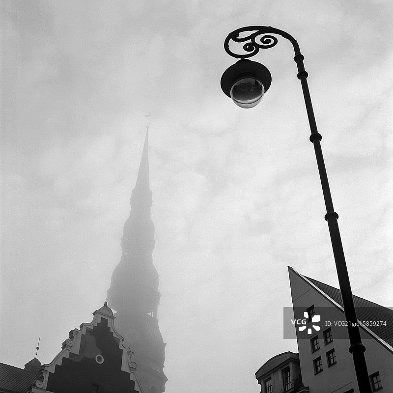 拉脱维亚圣彼得教堂图片素材