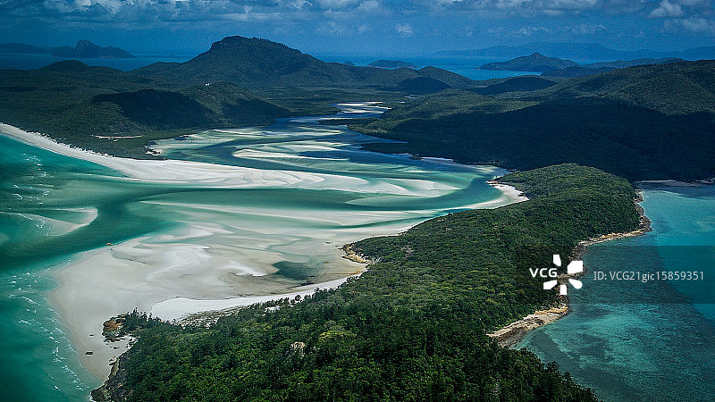 白天堂海滩图片素材