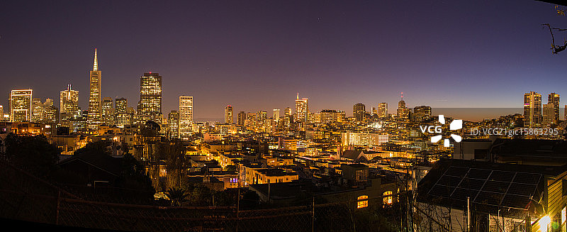 旧金山之夜图片素材