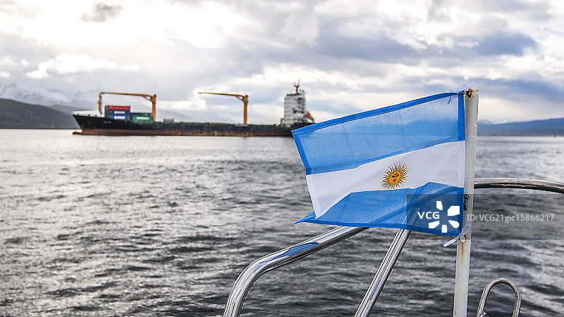 比格尔海峡图片素材