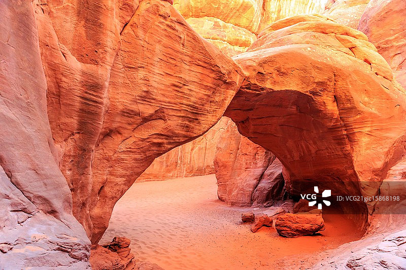 沙丘拱门图片素材