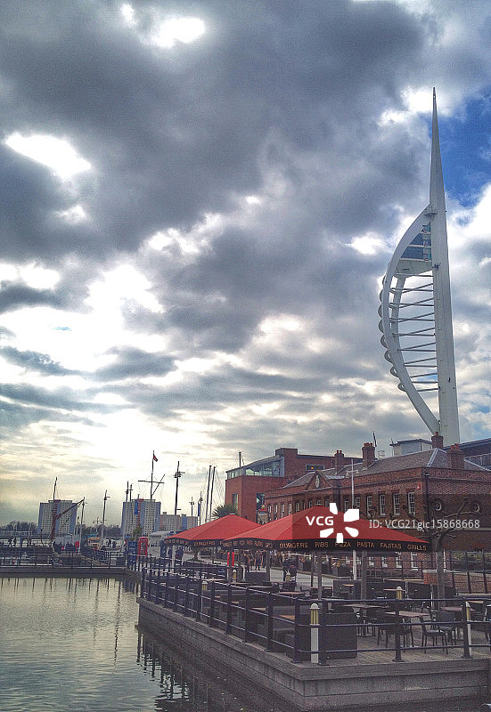 三角帆塔图片素材