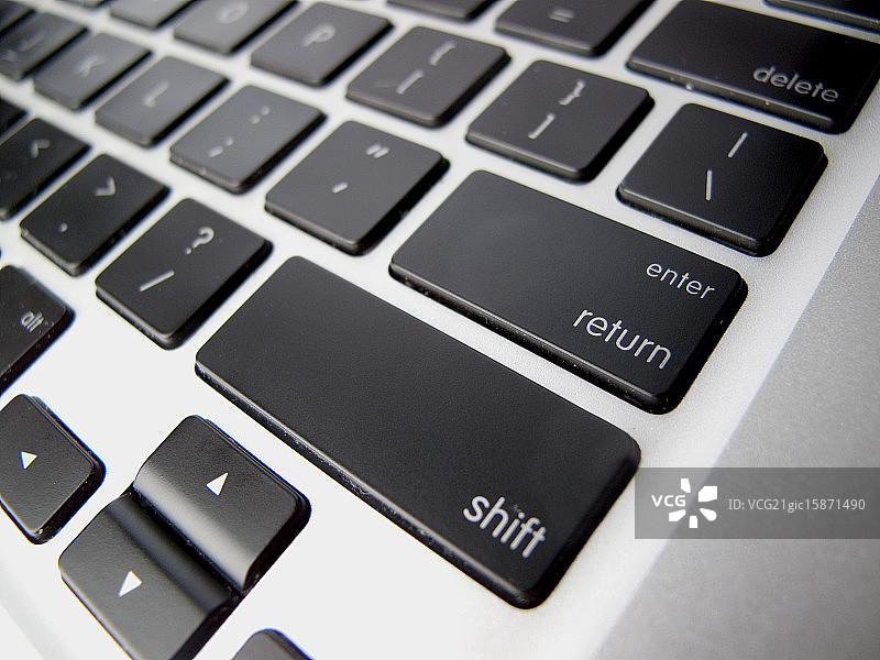 键盘上的回车键图片素材