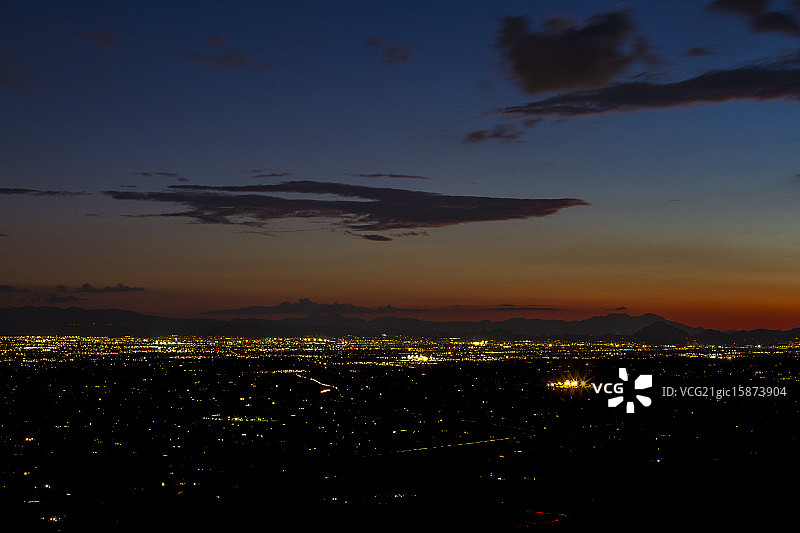 从巴巴多阿格瞭望台看图森图片素材