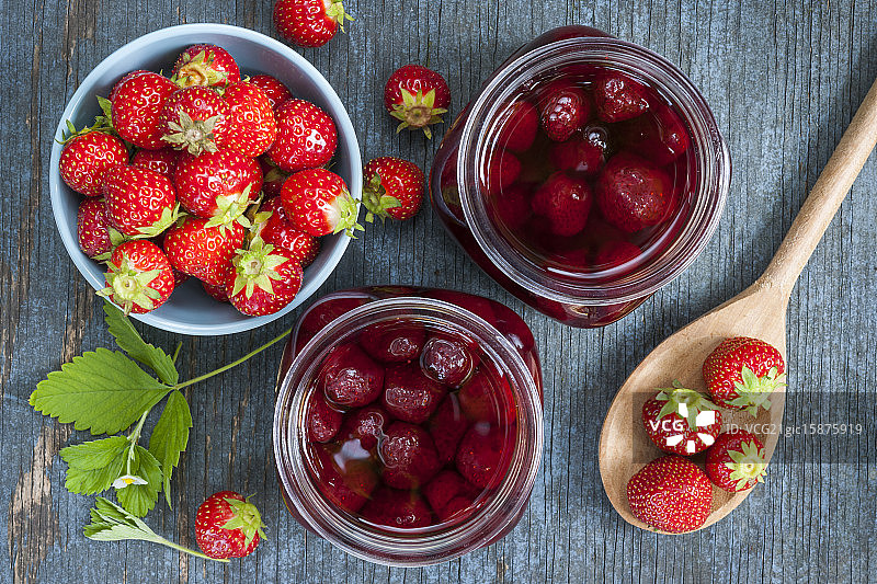 草莓酱图片素材
