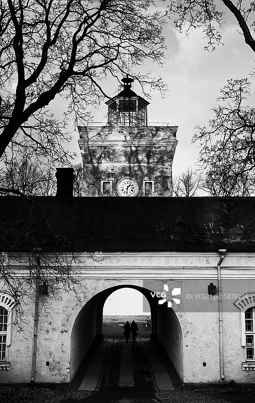 芬兰的 Suomenlinna 岛图片素材