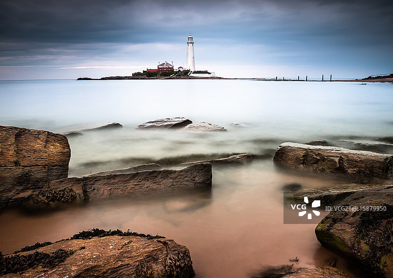 圣玛丽斯岛和灯塔图片素材