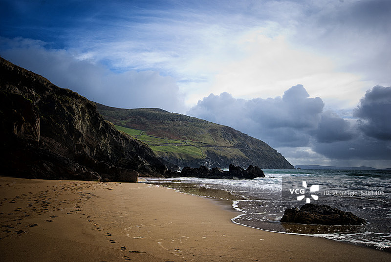 丁格尔的足迹图片素材