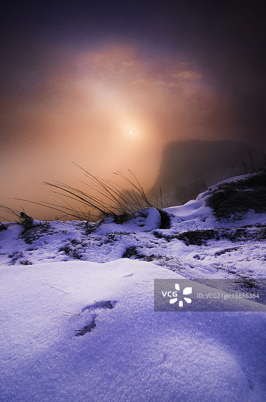 雪天使走过的地方图片素材