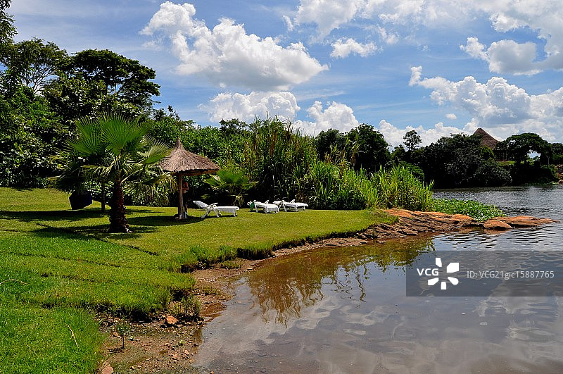 尼罗河源头，乌干达金贾图片素材