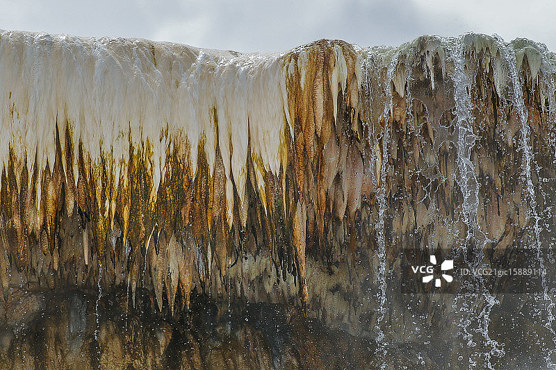 猛犸温泉图片素材