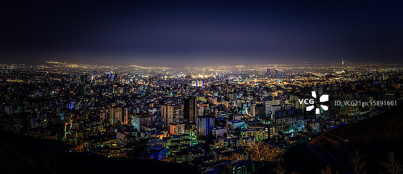 德黑兰的夜晚图片素材