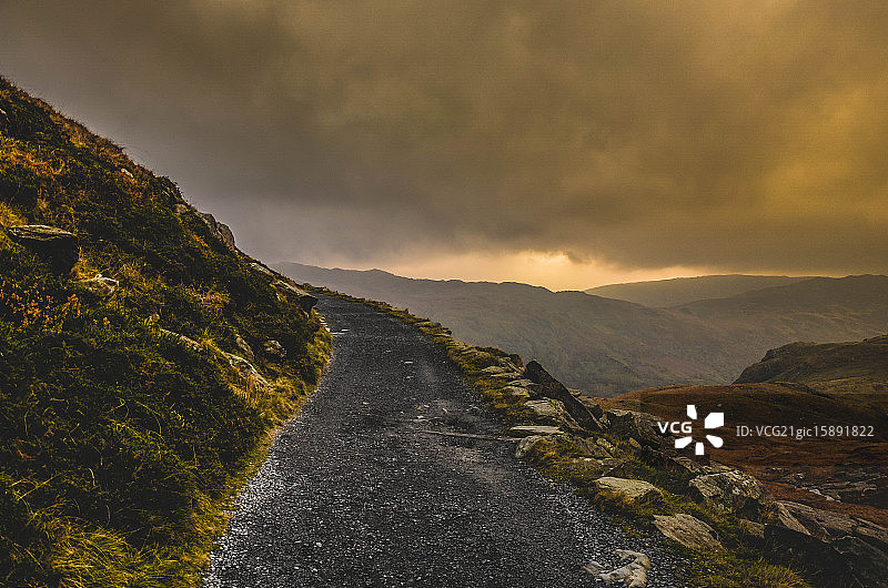 穿过斯诺多尼亚的路图片素材