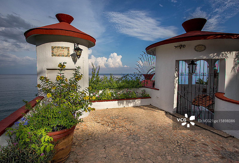 巴亚尔塔港的景色图片素材