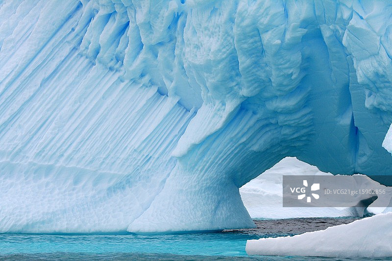 蓝色的冰图片素材