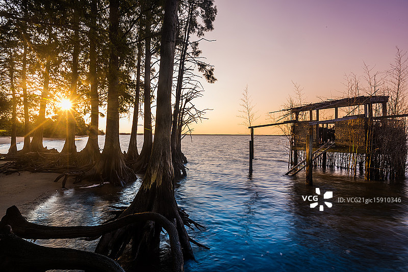 詹姆斯敦公园路，弗吉尼亚州图片素材
