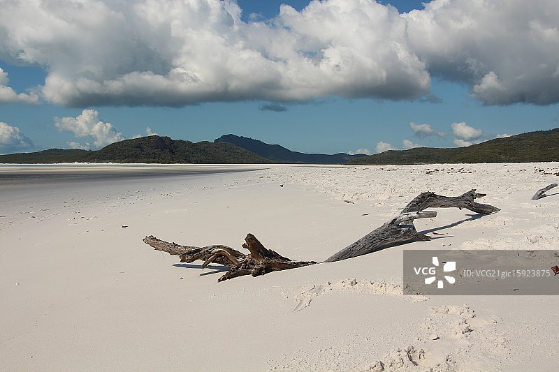 白色天堂海滩图片素材