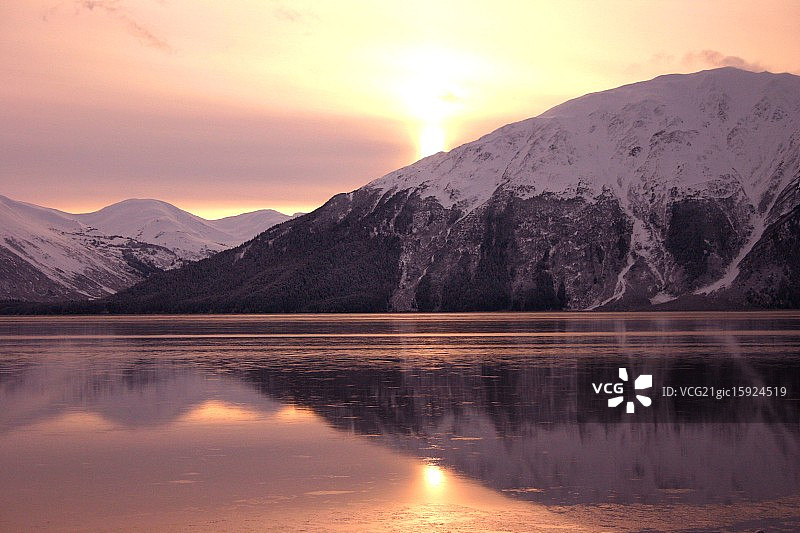 特纳根海湾，阿拉斯加图片素材
