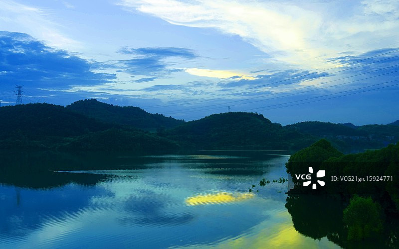 红枫湖图片素材