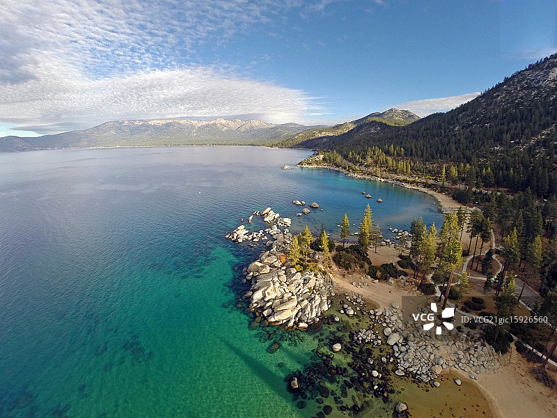 雄伟的沙港之上图片素材