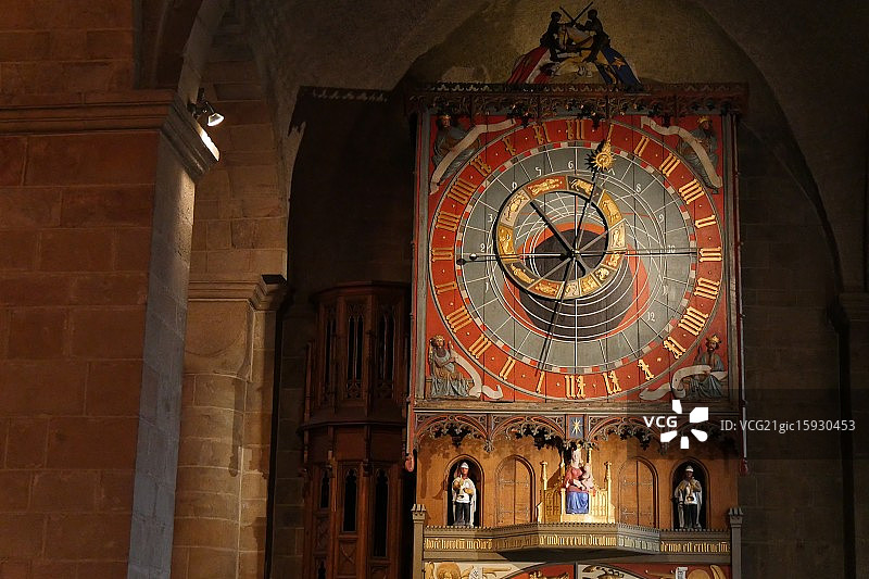 隆德大教堂天文钟图片素材