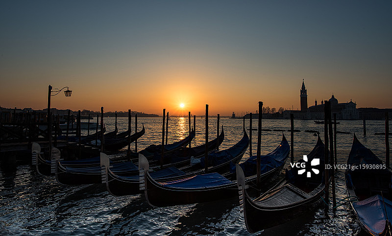 威尼斯贡多拉船图片素材