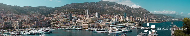 摩纳哥全景图片素材