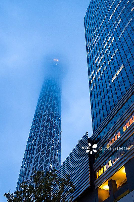 日本晴空塔图片素材