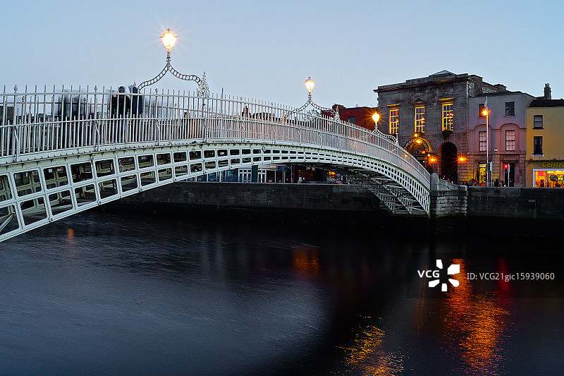半便士桥暮光图片素材