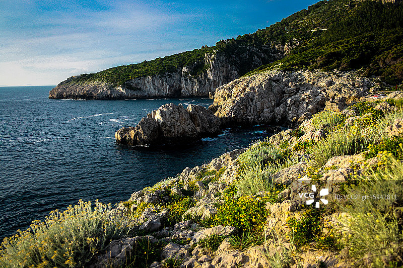 卡普里岛风光图片素材