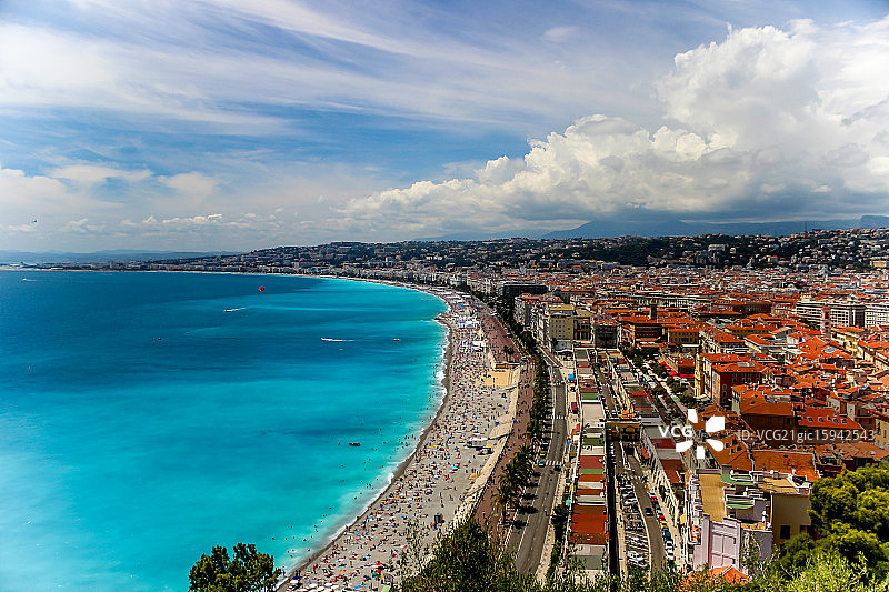 天使湾-尼斯-法国图片素材