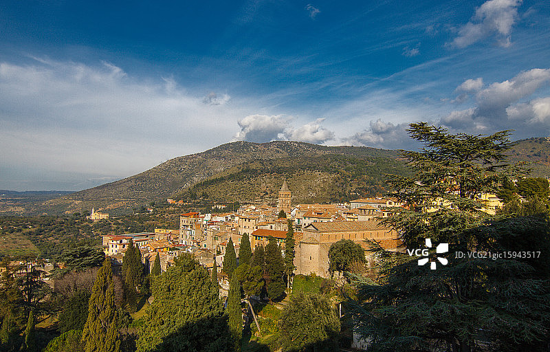 从埃斯特庄园看到的景色图片素材