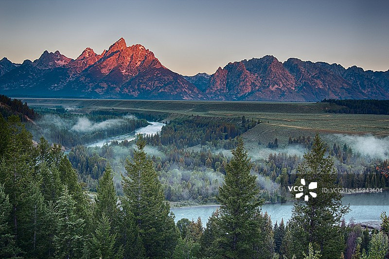 蛇河观景点图片素材