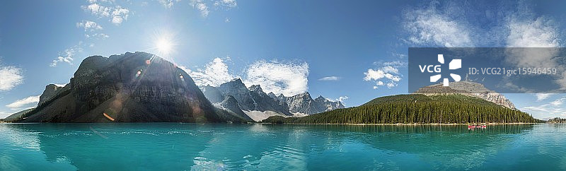 冰碛湖图片素材