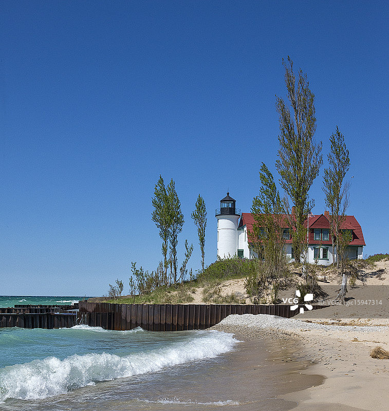 贝特西角灯塔图片素材