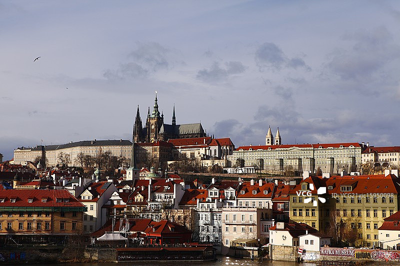 布拉格的屋顶图片素材