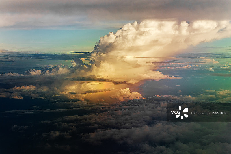 彩虹云图片素材